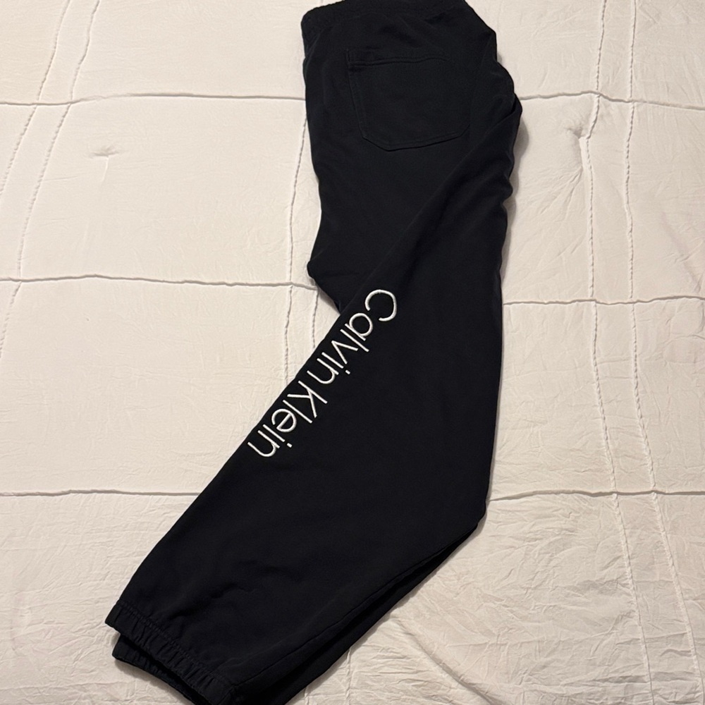 Calvin Klein Black Logo Jogger Pants